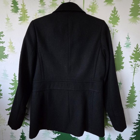 New York & Company Black Peacoat - Picture 2 of 10